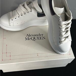 Alexander McQueen White Sneakers with Chunky Sole